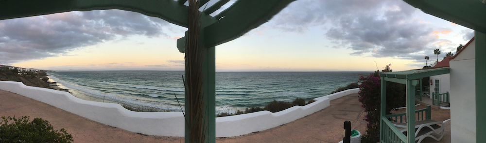 Vista sobre el mar desde Aldiana Fuerteventura